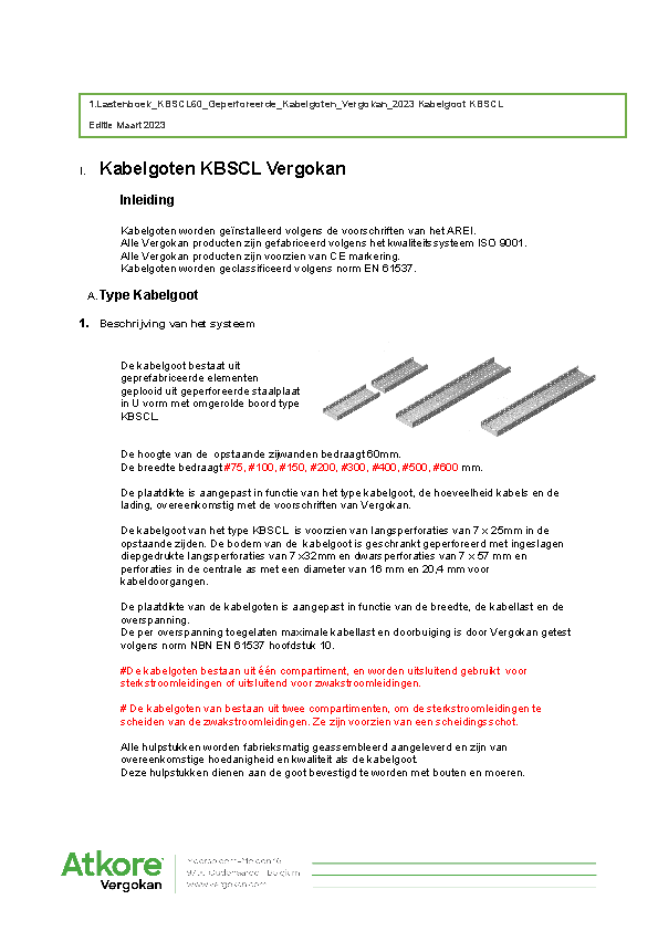 1.Lastenboek_KBSCL60_Geperforeerde_Kabelgoten_Vergokan_2023